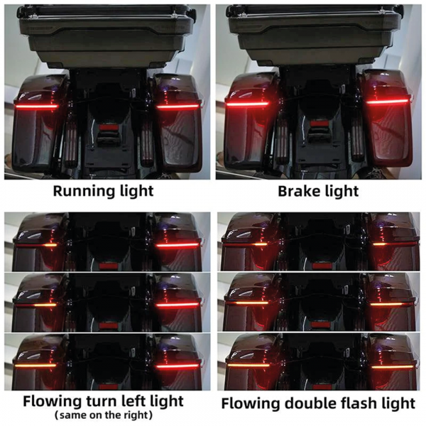 HARD BAG SEQUENTIAL REAR LIGHTS